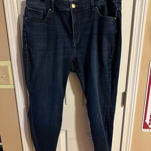 Lane Bryant Deep Indigo Skinny Jeans